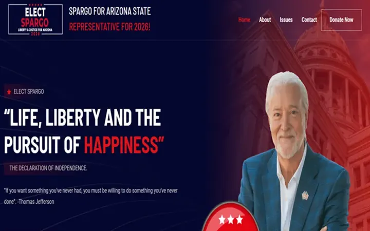 Electspargo website, built by Xpert Solutions