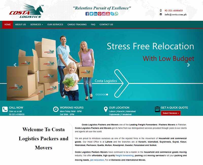 Costa Packers & Movers